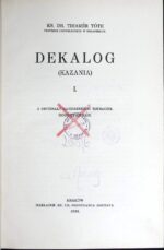 Dekalog (kazania) (1933)