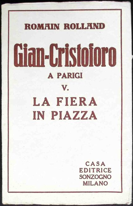 Gian-Cristoforo A Parigi, t. V La Fiera In Piazza