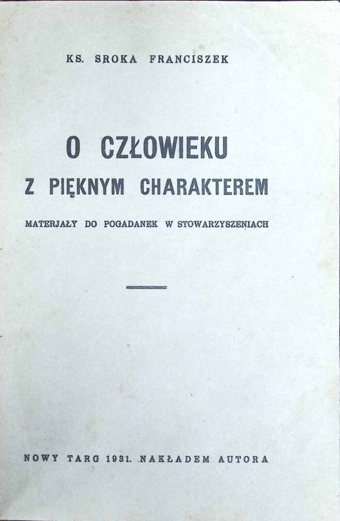 O człowieku z pięknym charakterem - obrazek 1