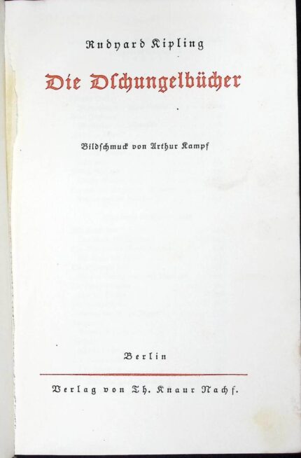 Die Dschungelbücher