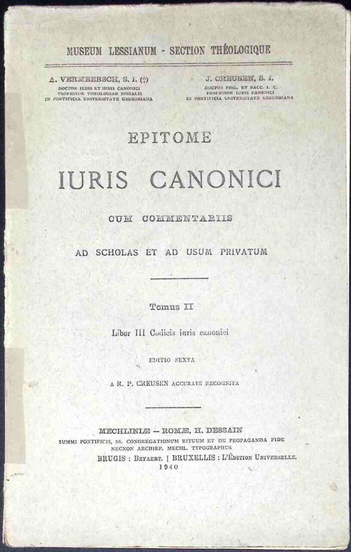Epitome Iuris Canonici, t. II - obrazek 1